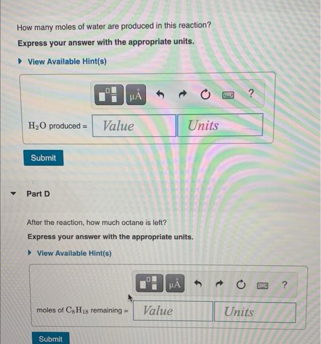 Solved The Octane Rating Of Gasoline Is A Relationship Of | Chegg.com