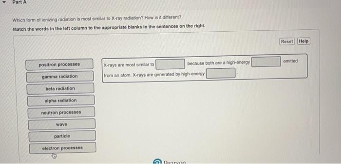 solved-part-a-which-form-of-ionizing-radiation-is-most-chegg