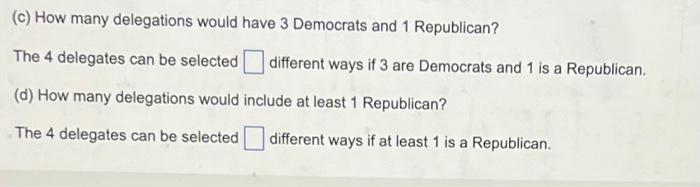 Solved A legislative committee consists of 10 Democrats and | Chegg.com