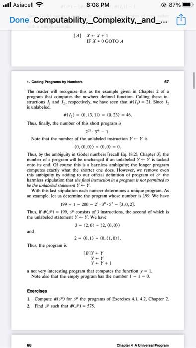 2. Find such that #(P) = 575. 8:08 PM @ 87% ul | Chegg.com
