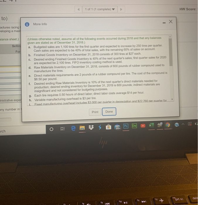 Solved The Grady Tire Company manufactures racing tires for