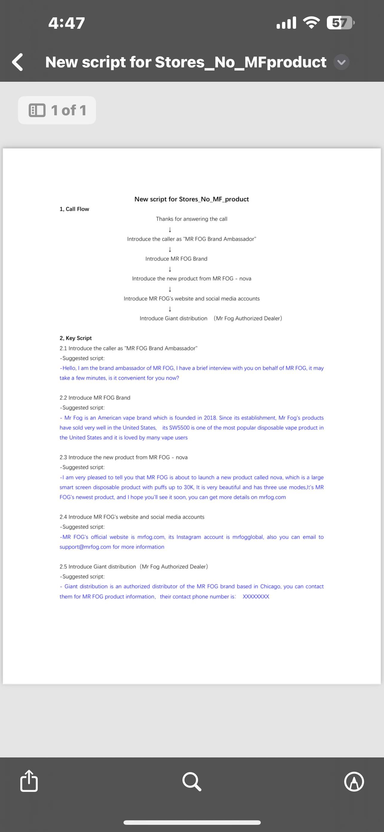 Solved 4:47الll57New script for Stores_No_MFproduct1 ﻿of | Chegg.com
