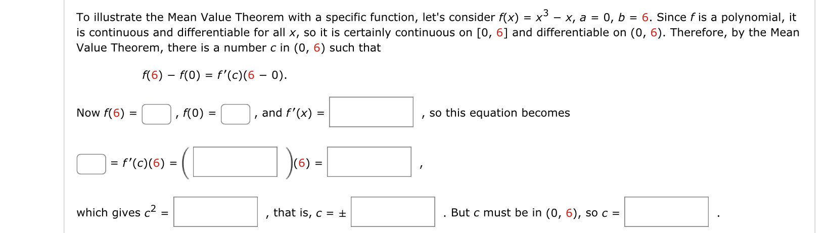 Solved To illustrate the Mean Value Theorem with a specific | Chegg.com