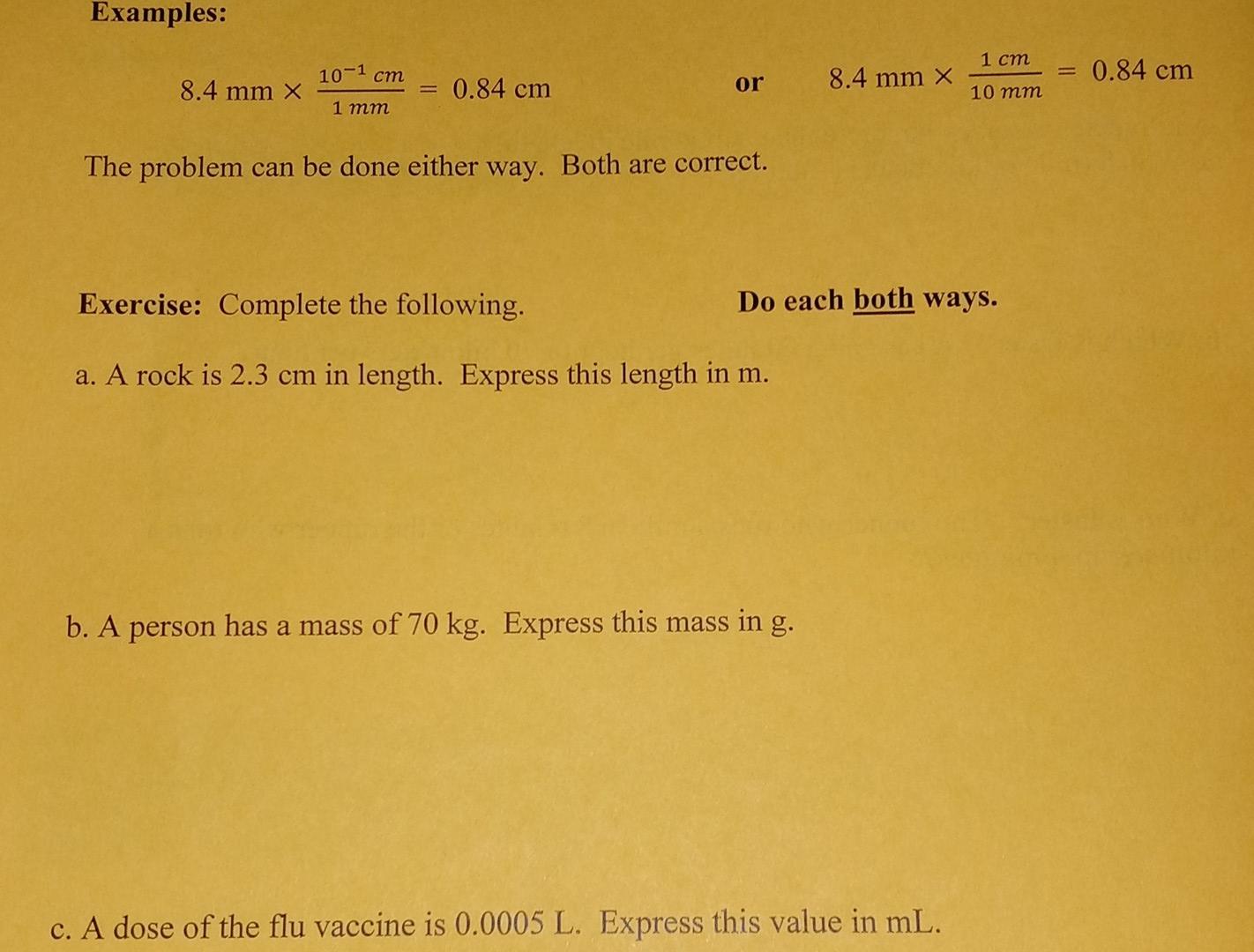 Solved Answer the following questions concerning units of Chegg