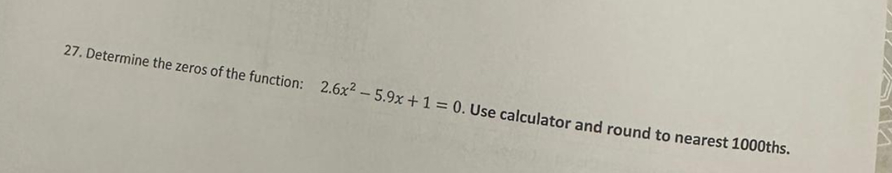x2 2 √ 2x 6 0 find the zeros