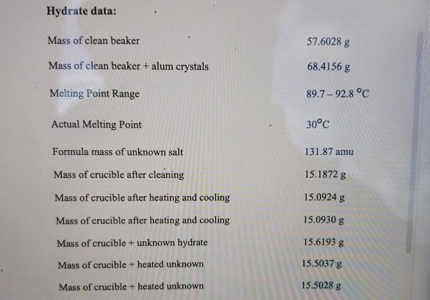 physical chemistry - Determine if stuff is Potassium Alum - Chemistry Stack  Exchange