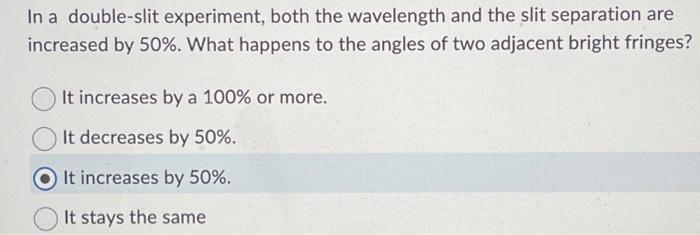 double slit experiment how to find wavelength