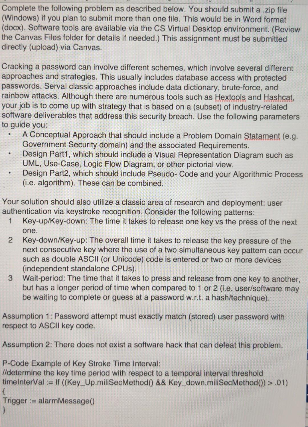 Solved Complete the following problem as described below. | Chegg.com