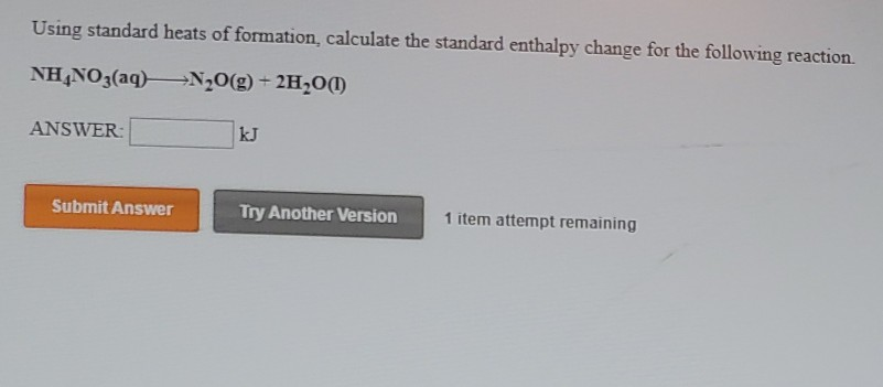 Solved Using Standard Heats Of Formation, Calculate The | Chegg.com