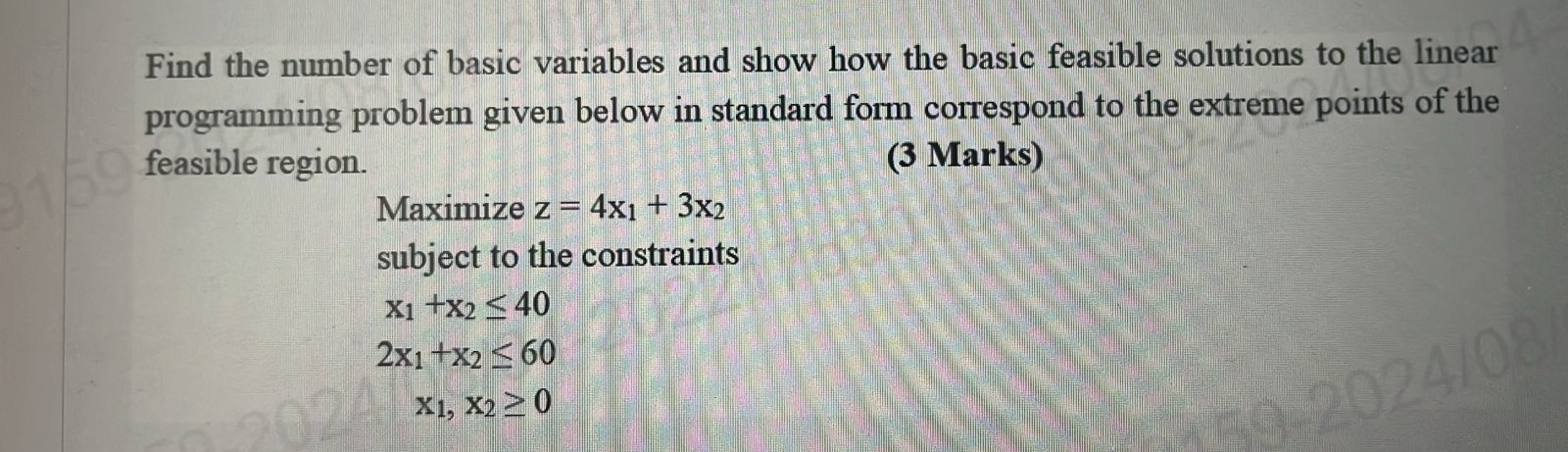Solved Find the number of basic variables and show how the | Chegg.com