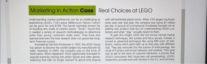 Real Choices at LEGO
Understanding market preferences can be as chatenging as with old-fashioned plastic bricks. When CEO lar