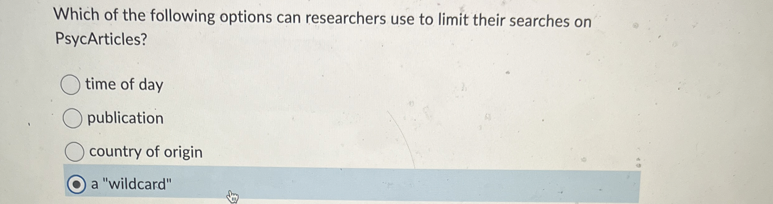 Solved Which of the following options can researchers use to | Chegg.com