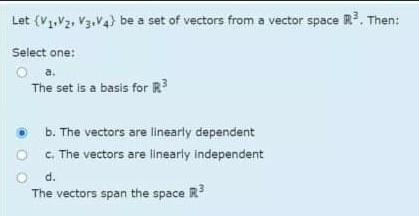 Solved Let {V2, V3.Ve) be a set of vectors from a vector | Chegg.com