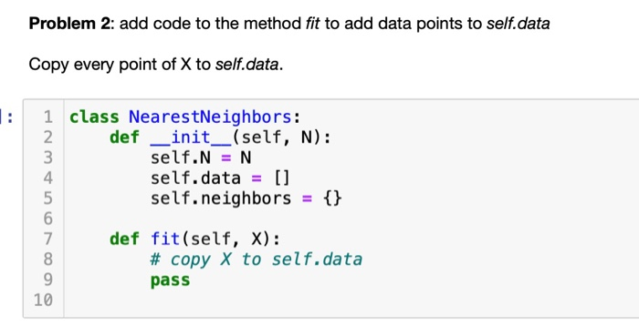 Solved Problem 1: create a distance method that computes the | Chegg.com