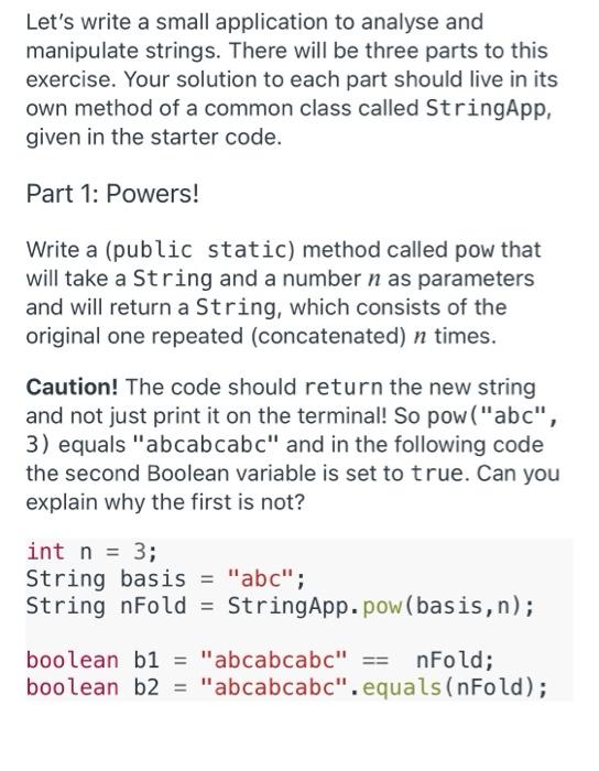 Solved In Java, String is not a primitive data type. | Chegg.com