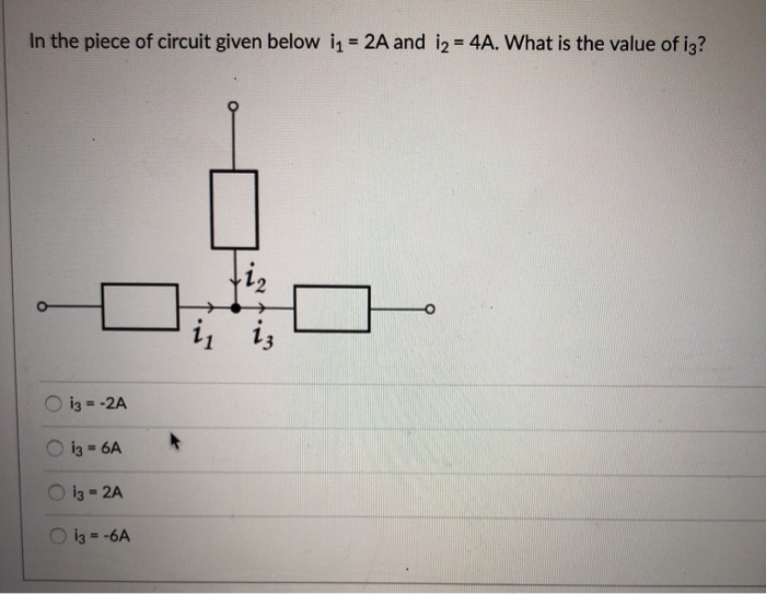 Solved In the piece of circuit given below 11 = 2A and 12 = | Chegg.com