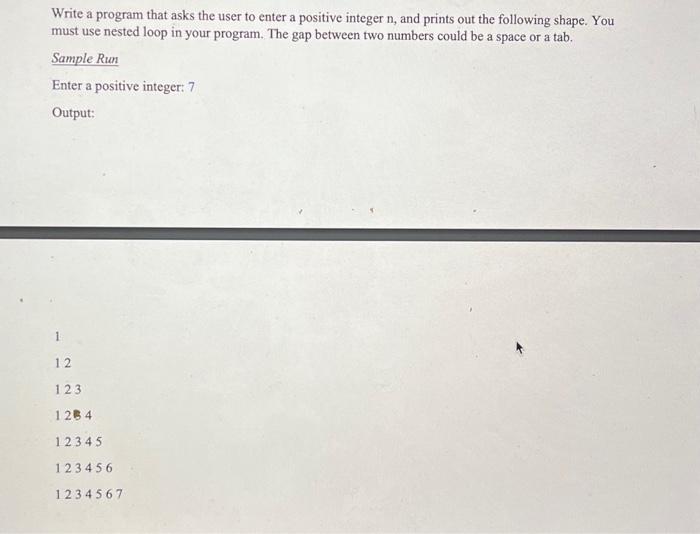 Solved Write a program that asks the user to enter a | Chegg.com