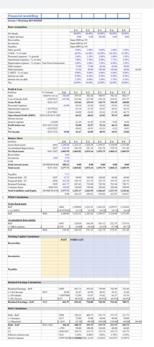 Calculate Working Capital And Cash Flow Statement 