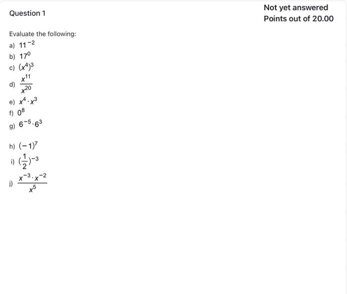 Solved I need help! Can show your work, this for practice im | Chegg.com