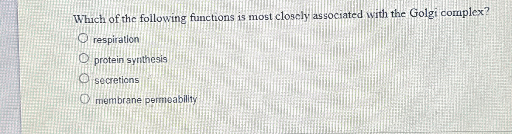 Solved Which of the following functions is most closely | Chegg.com