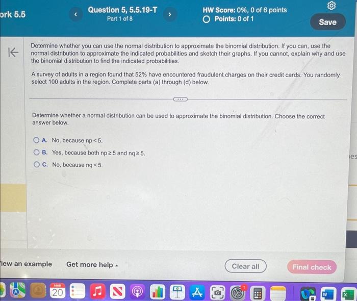 Solved The sample size n, probability of success p, and | Chegg.com