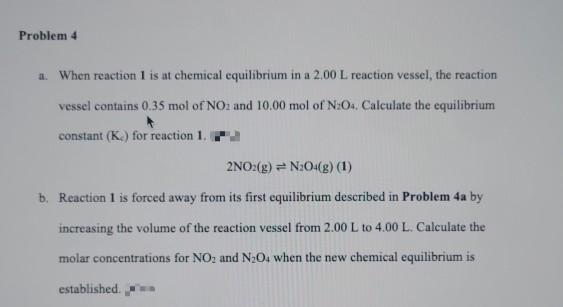 Solved B. Reaction 1 Is Forced Away From Its First | Chegg.com