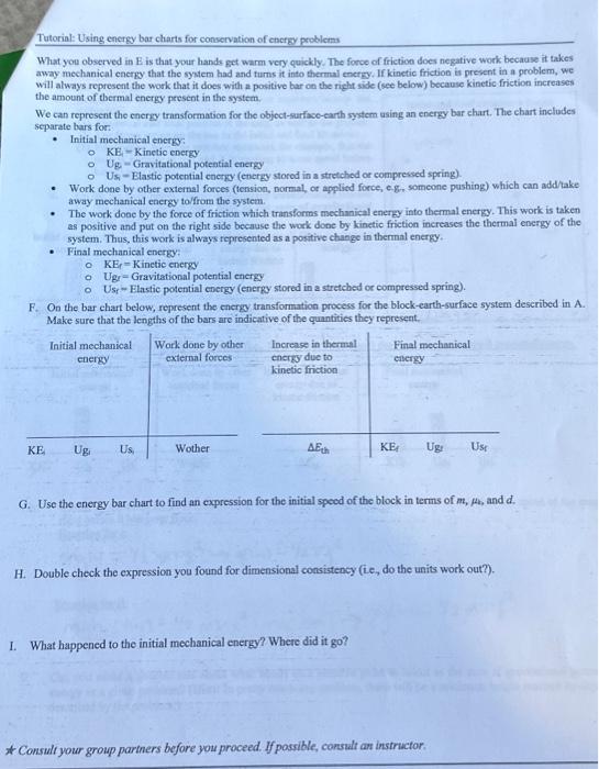 Tutorial Using Energy Bar Charts For Conservation Of 6481