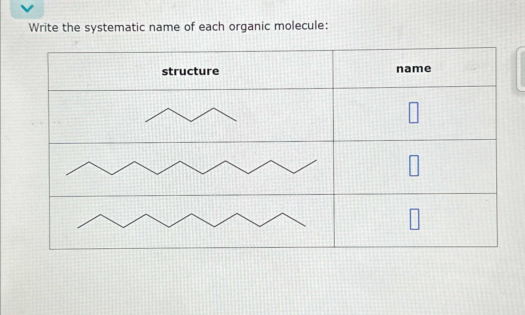 Write the systematic name of each organic | Chegg.com