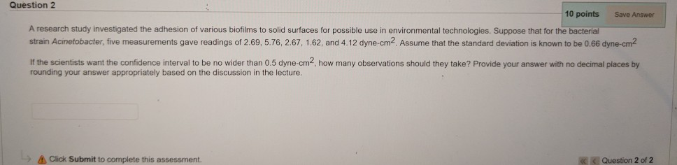 Solved Question 2 10 points Save Answer A research study | Chegg.com