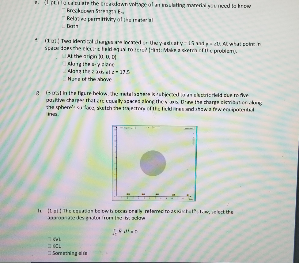 Solved e. (1 pt.) To calculate the breakdown voltage of an | Chegg.com