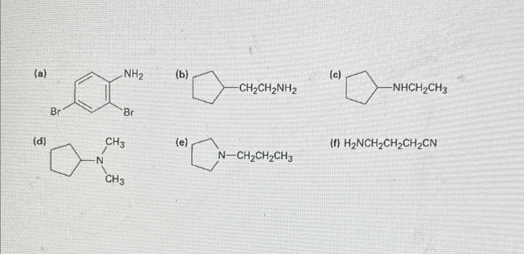 Name the following compounds using IUPAC roots and | Chegg.com