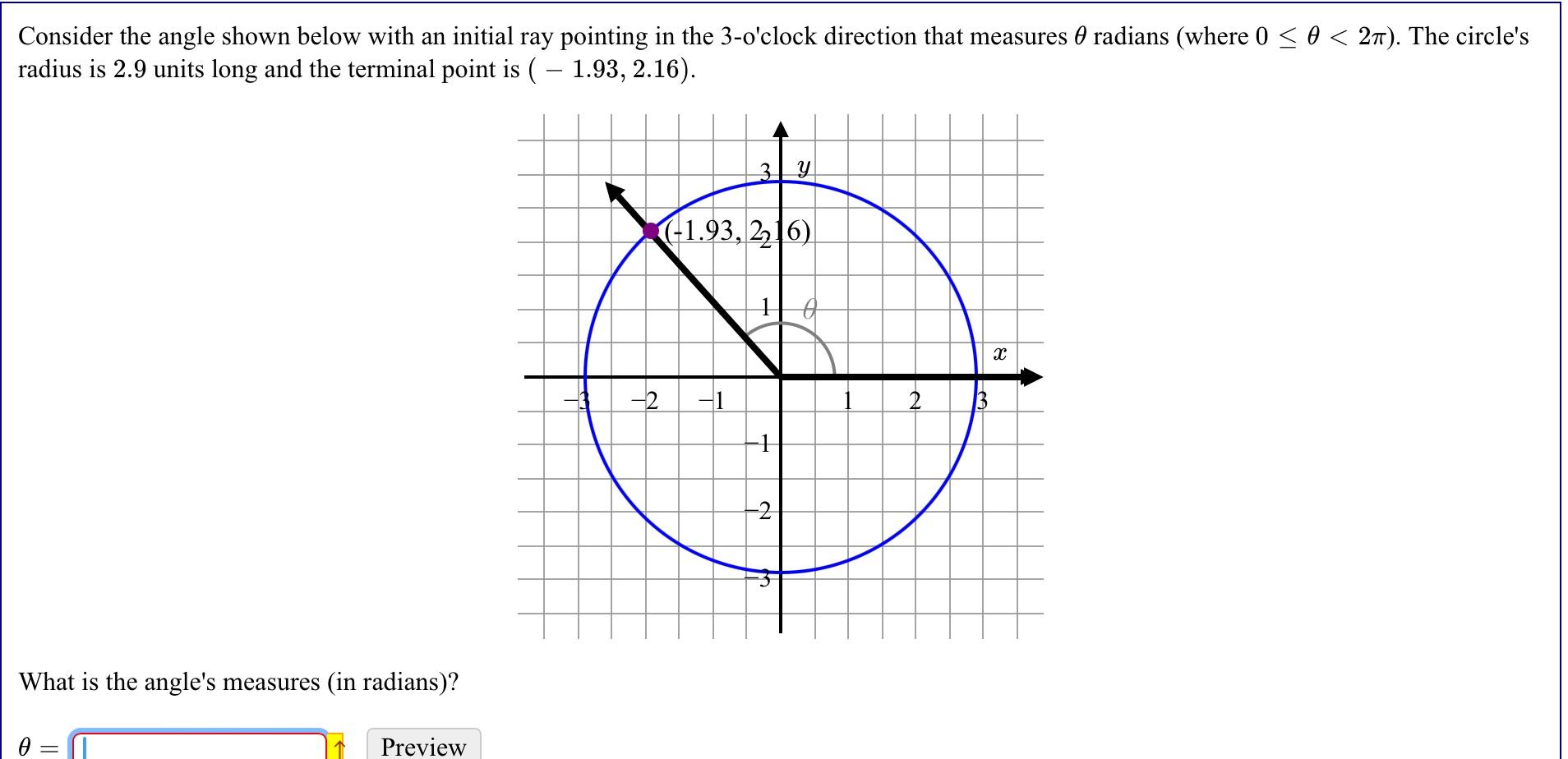 Solved Consider the angle shown below with an initial ray | Chegg.com