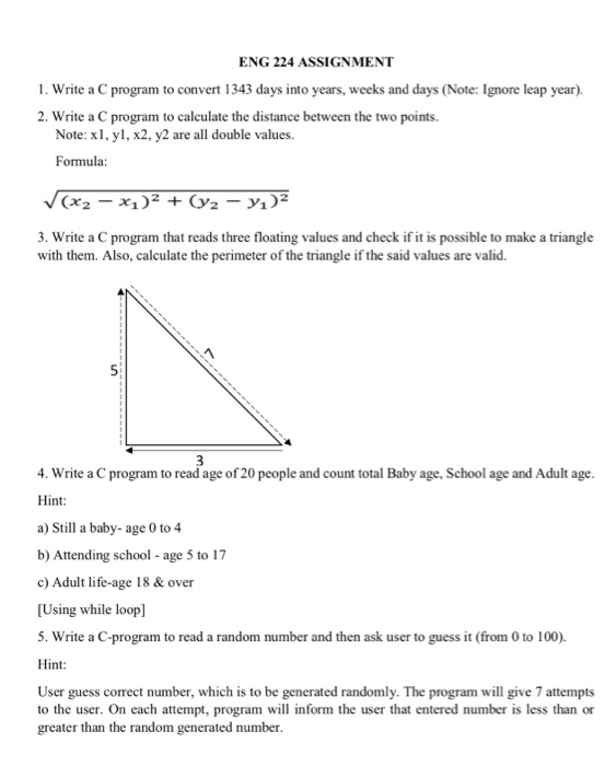 Solved Eng 224 Ignment 1 Write A C Program To Convert Chegg Eng 224 Ignment 1 Write A C Program