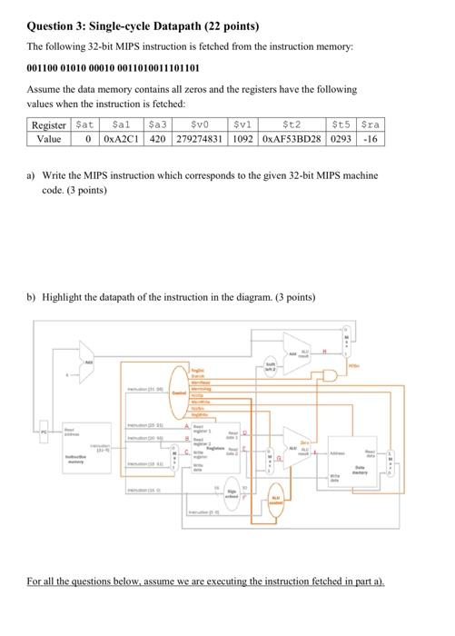 solved-question-3-single-cycle-datapath-22-points-the-chegg