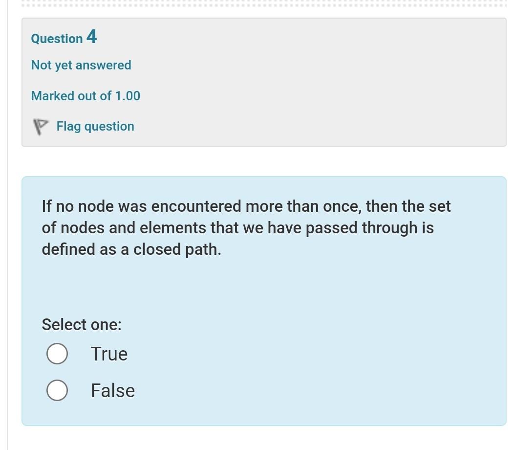 Solved Question 3 Not yet answered Marked out of 1.00 Flag | Chegg.com