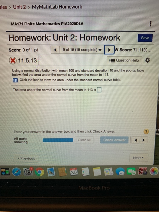 finite mathematics homework help