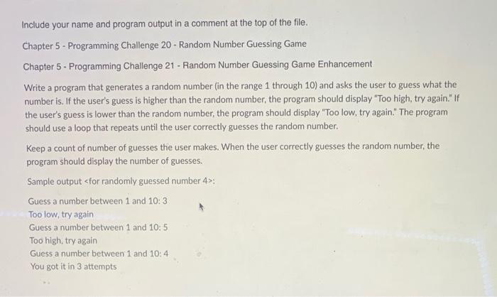 Grisling bold gispende Solved Write a c++ program that generates a random number in | Chegg.com