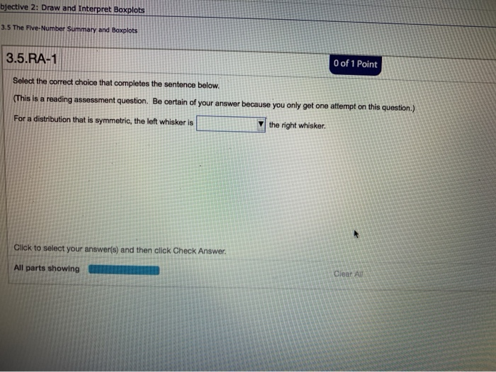 Solved gective 2: Draw and Interpret Boxplots 5 The | Chegg.com