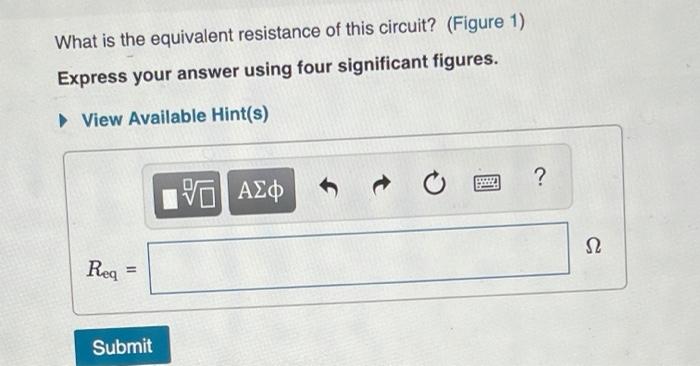 Solved For the circuit shown in the figure (Figure 1), | Chegg.com