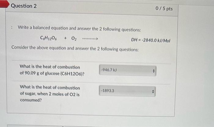 Solved Write a balanced equation and answer the 2 following | Chegg.com