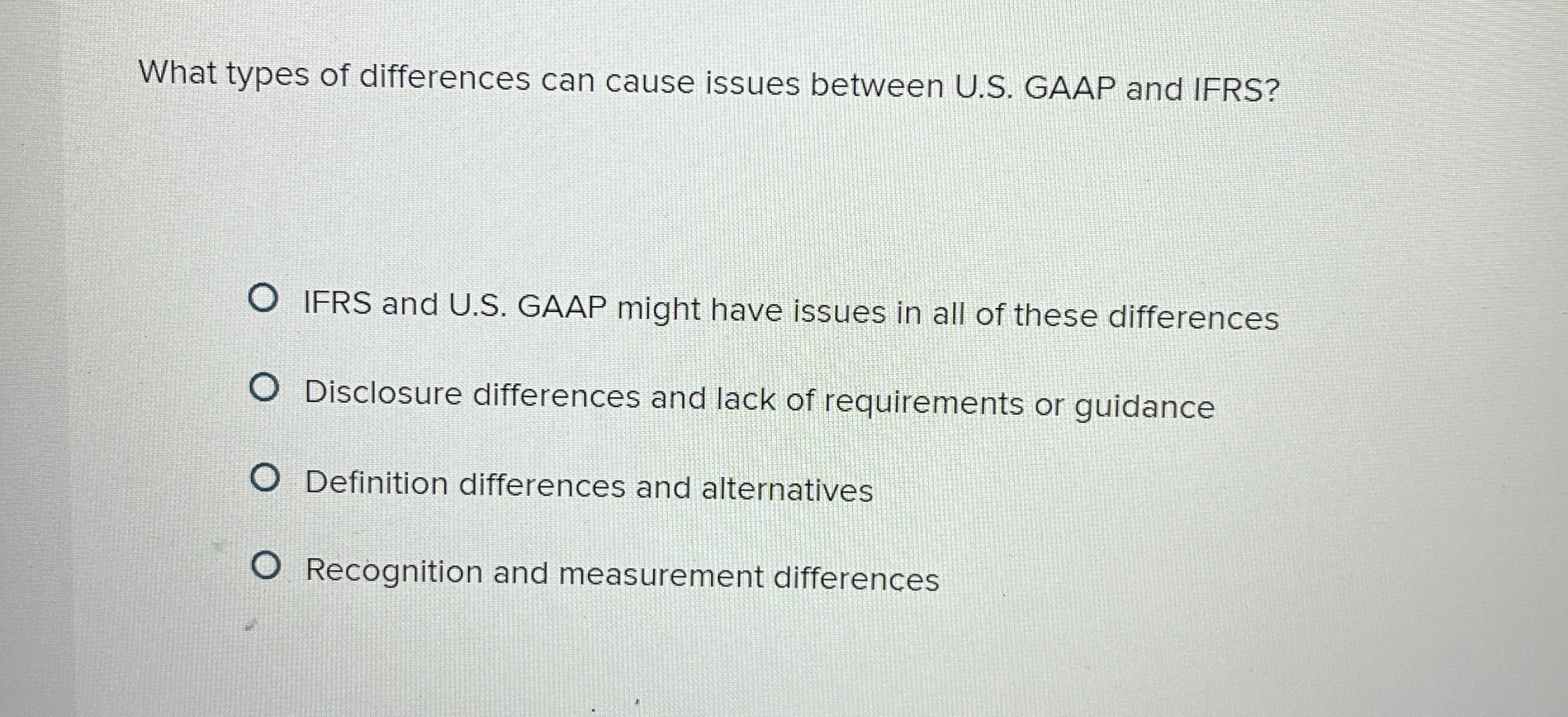 Solved What types of differences can cause issues between | Chegg.com