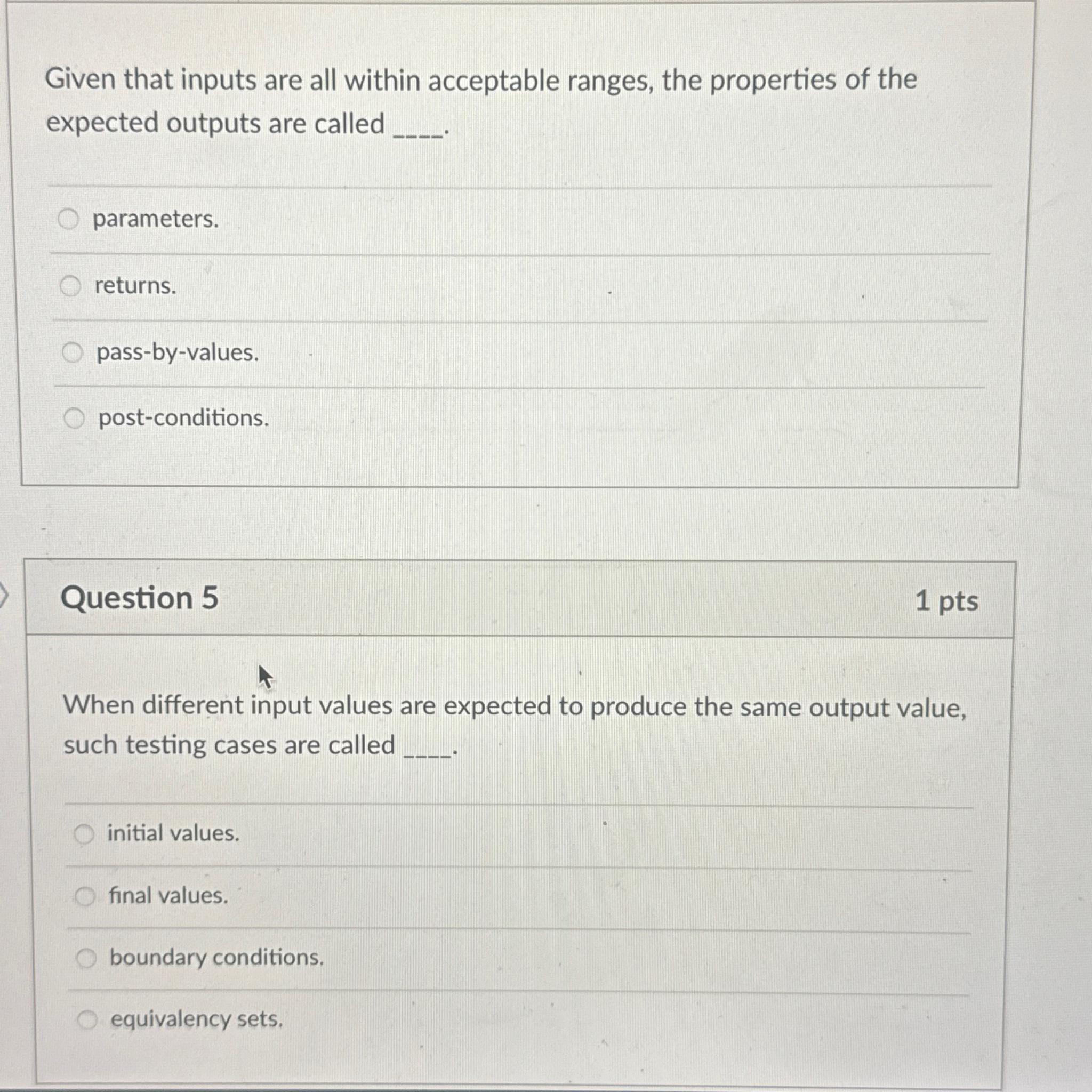 Solved Given that inputs are all within acceptable ranges, | Chegg.com