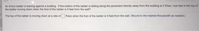 Solved A 12-foot ladder is leaning against a building. If | Chegg.com