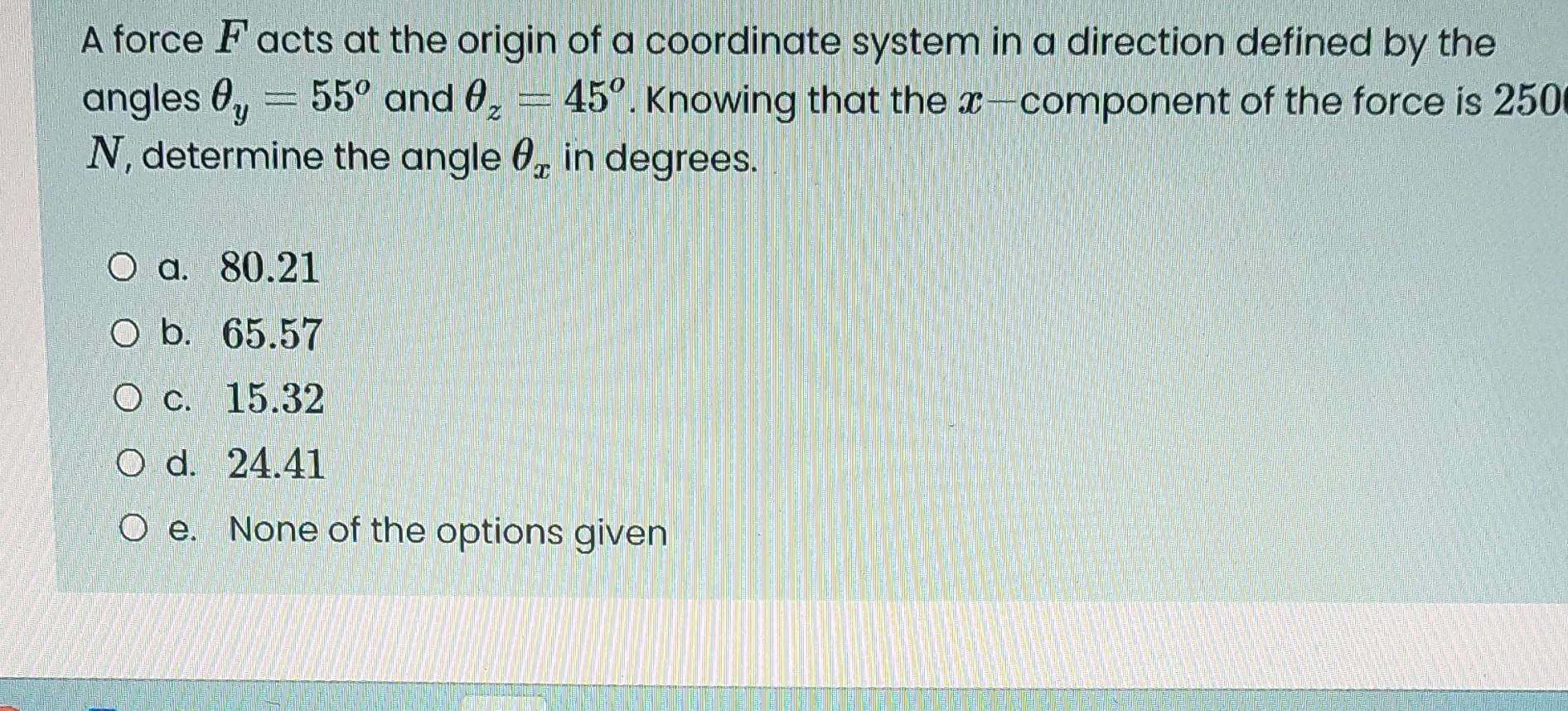 Solved A force Facts at the origin of a coordinate system in | Chegg.com