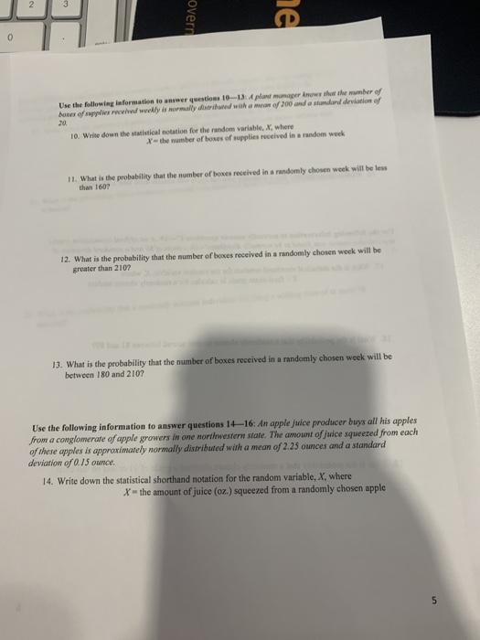 Solved Overn Ne 0 Use The Following Information To Wwer Q Chegg Com