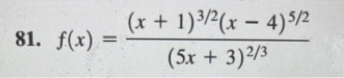 1 3 x 81 x = 5