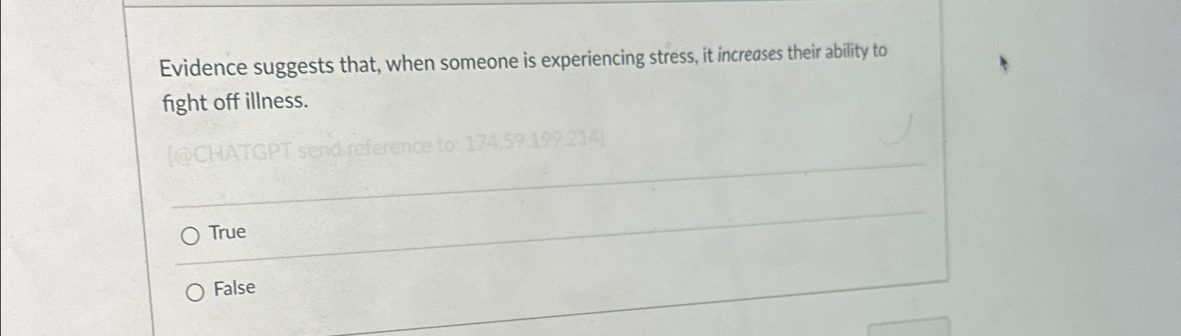Solved Evidence suggests that, when someone is experiencing | Chegg.com