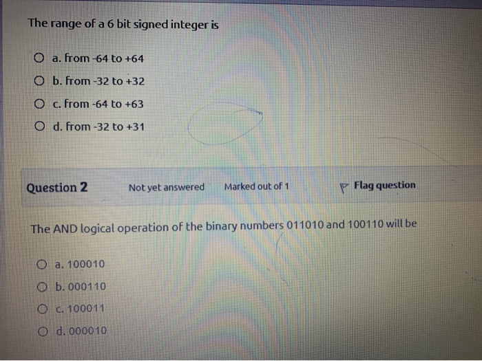 solved-the-range-of-a-6-bit-signed-integer-is-o-a-from-64-chegg