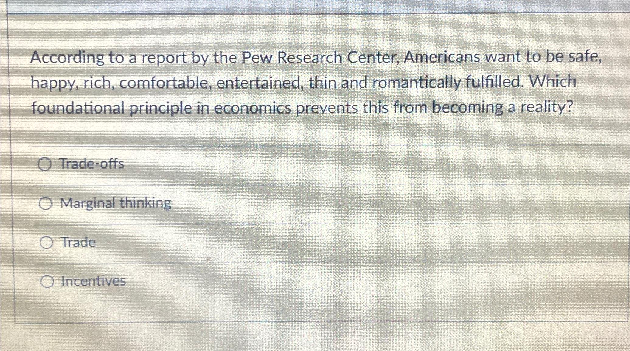 Solved According To A Report By The Pew Research Center, | Chegg.com