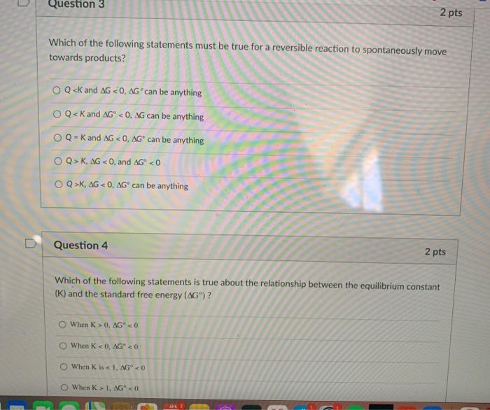 Solved Question 3 2 pts Which of the following statements | Chegg.com
